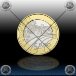 5 EVRO FINSKA 2016 "Sports Coins – NOGOMET" UNC